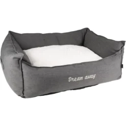 Flamingo Panier Dream Away Rectangulaire Fermeture Eclair Gris 90x70x35cm