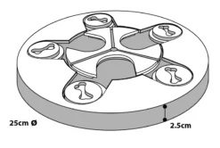 Flamingo Jouet Chien Wooden Brain Train Athena-25cm -Éco Pattes e0260046080f7342ff2b92e5b93530d859651a545b9631bf8e9fd0d866cf72ea