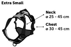 Flamingo Harnais Balou Noir XS 30-45cm 15mm -Éco Pattes e2518e32779b07b20858c67fdefdc375132972626d628199c5318865e73b1943