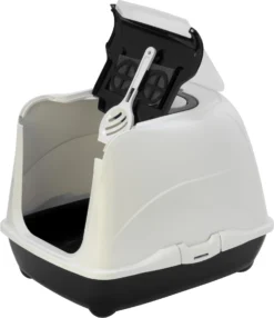 Flamingo Bac à Litière Loki Noir M 38x50x37cm -Éco Pattes e95c44dc1684e2d7674e3f0bb71eccf244d6b4510fa42b114506bfc1a25102ea scaled