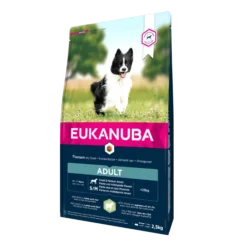 Eukanuba Adult Small/Medium Breed Pour Chien Agneau Et Riz 2,5kg