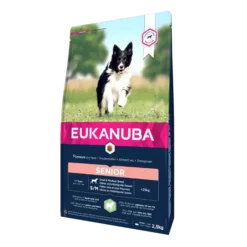 Eukanuba Senior Small & Medium Breeds Pour Chien Agneau & Riz 12kg