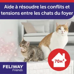 Feliway Friends -Éco Pattes feliway friends diffuseur 1recharge 4 FR 1