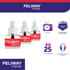 Feliway Friends -Éco Pattes feliway friends diffuseur 3recharges 1 FR 1