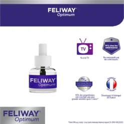 FELIWAY Optimum Diffuseur -Éco Pattes feliway optimum diffuseur 1recharge 1 FR 1
