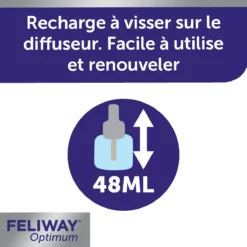 FELIWAY Optimum Diffuseur -Éco Pattes feliway optimum diffuseur 1recharge 2 FR 1