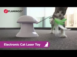 Flamingo Jouet Chat Laser Avec Plumes 2in1 -Éco Pattes hqdefault 4