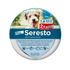 Seresto Collier Chien -Éco Pattes packshot seresto x2 duopack petits chiens 1
