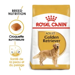 Royal Canin Golden Retriever Adult Pour Chien 12kg -Éco Pattes royal canin golden retriever adult croquettes pour chien golden retriever 1