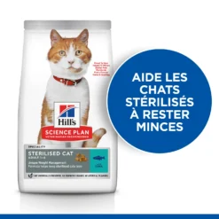 Hill's Science Plan Adult Sterilised Croquettes Et Boîtes Pour Chat Stérilisé -Éco Pattes science plan adulte chat sterilisC3A9 croquettes thon 2 FR 1