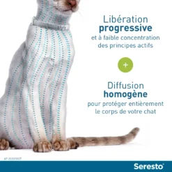 Seresto Collier Chat -Éco Pattes seresto chat principes actifs