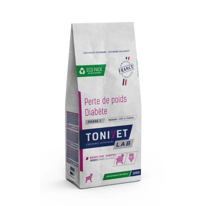 Tonivet Lab Perte De Poids - Diabete 1 - 12Kg 1 Tonivet Lab Perte De Poids - Diabete 1 - 12Kg